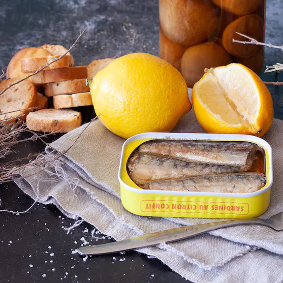 Sardines au citron confit - 115g